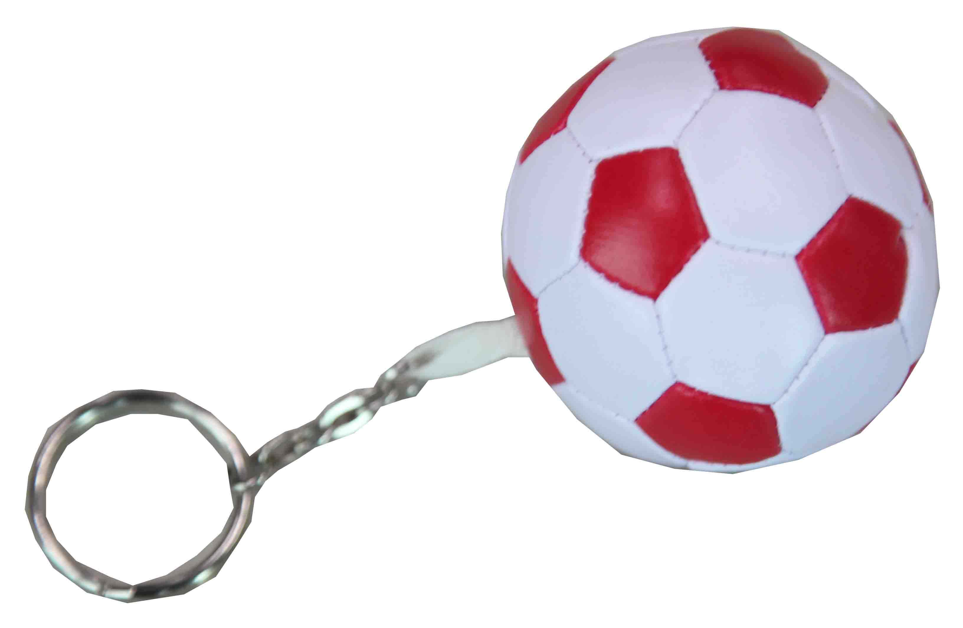 red football keychain