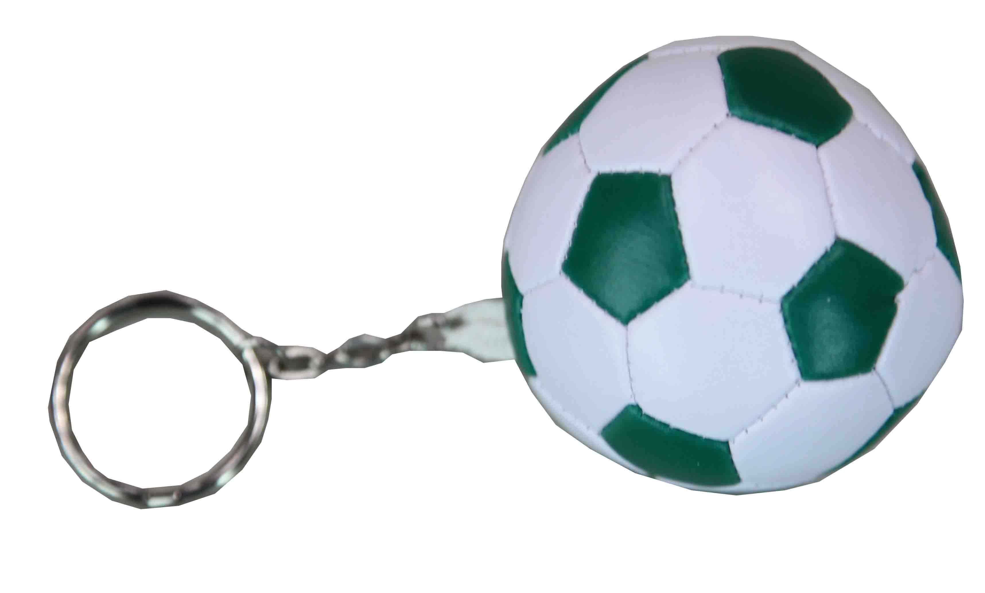 green football keychain