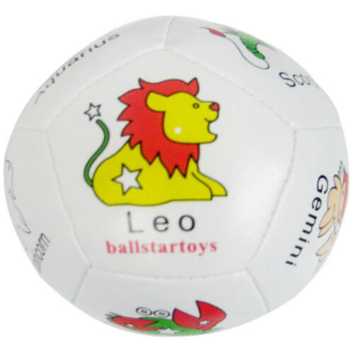 Leo constellation soccer ball