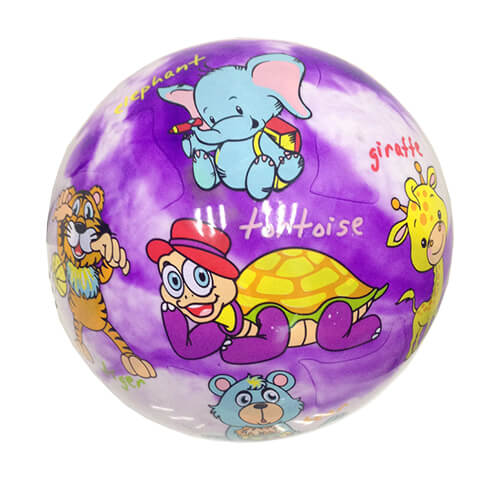 Animals pattern inflatable ball