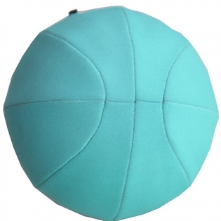 Blue neoprene inflatable bouncing ball