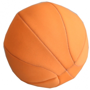 Orange inflatable beach water ball