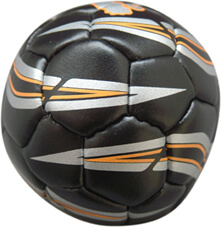 black pattern kick ball