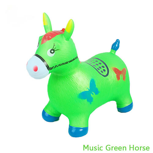 green music horse
