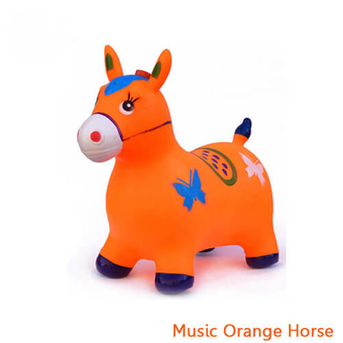 Music bouncy horse toy