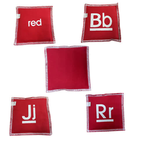 red letters sandbag red letters sandbag