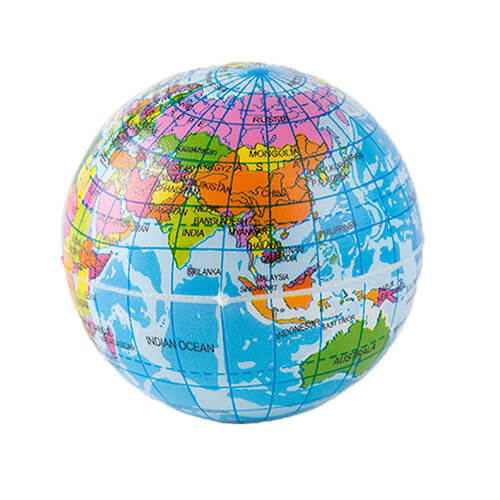 earth PU stress ball earth PU stress ball