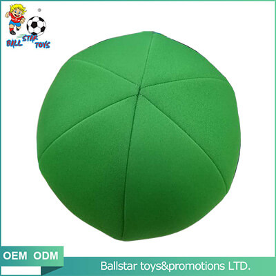 green neoprene inflatable bounching ball