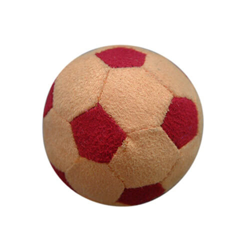 red and pink stuffed soccer