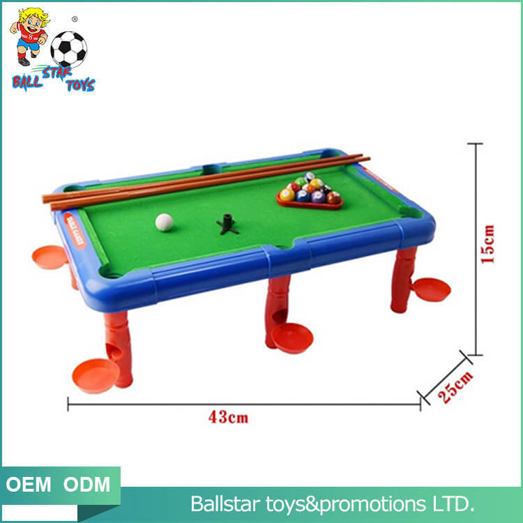 Multi-function billiard table size