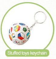 plush ball ketchain