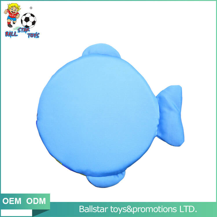 soft blue fish frisbee