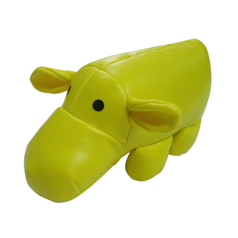 Leather hippo animal toys