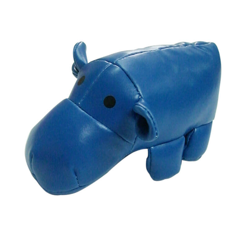 Leather hippo animal toys