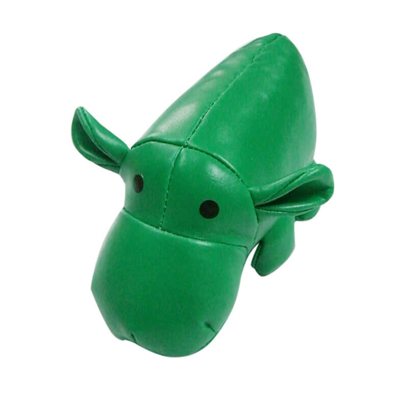 Leather hippo animal toys