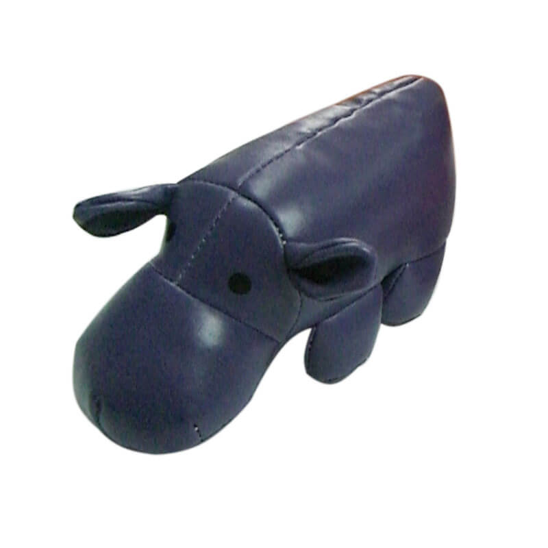 Leather hippo animal toys