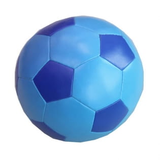 Leather stuffed soft soccer ball