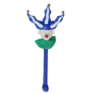 Cute Christmas smile clown stick toy