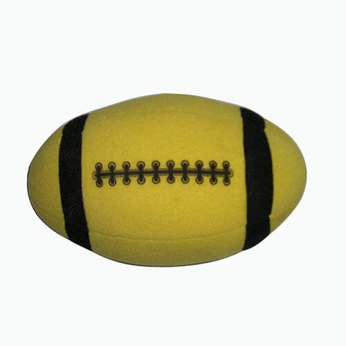 Safety colorful stuffed soft rugby