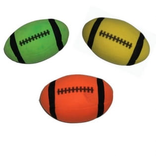 Safety colorful stuffed soft rugby