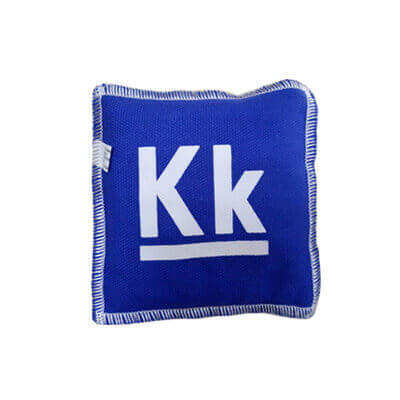 Factory produce stuffed letter foot bag