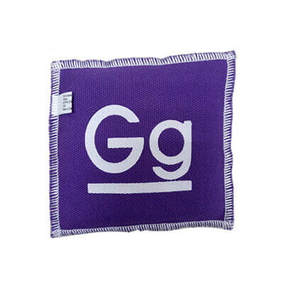 New canvas stuffed purple letters foot bag