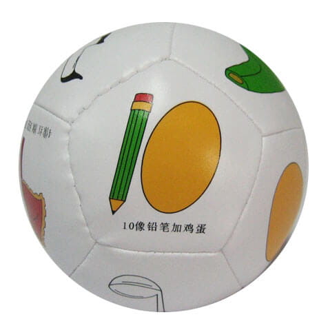 Leather soft cute soccer ball stuffed toy