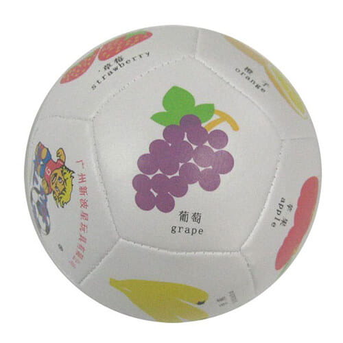 Leather fruit pattern soccer soft toy ball