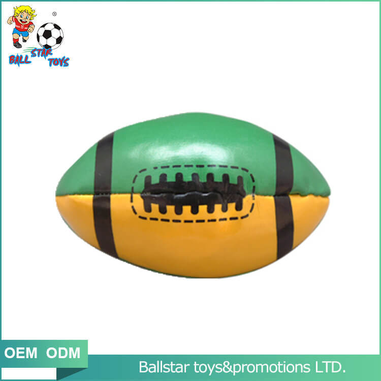 color green leather plush rugby