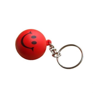 Smiling face keychain