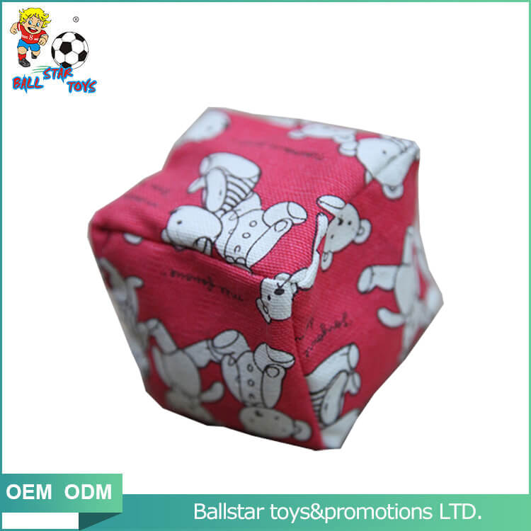 red cube cartoon canvas sandbag