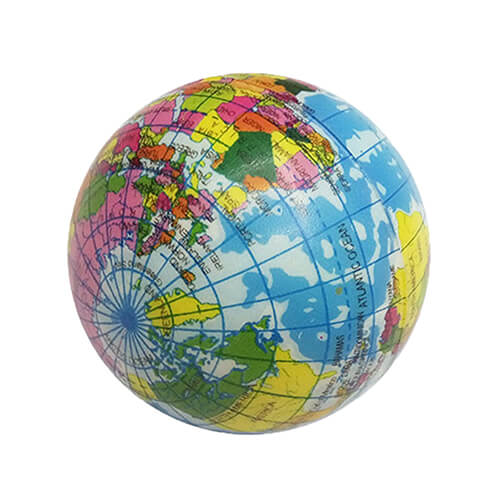 Globe PU foam stress ball