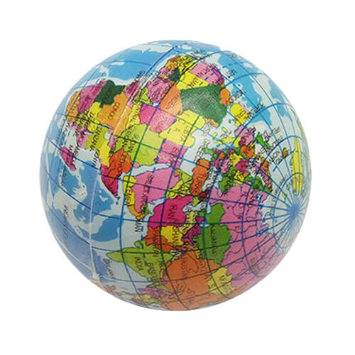 Globe PU foam stress ball