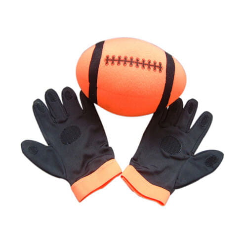 PVC rugby children\'s goalkeeper gloves