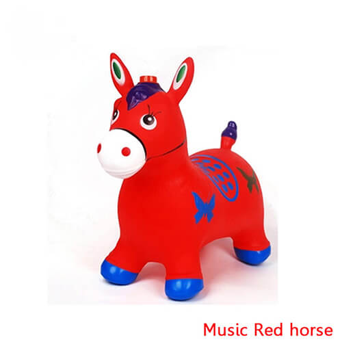 Music bouncy horse toy